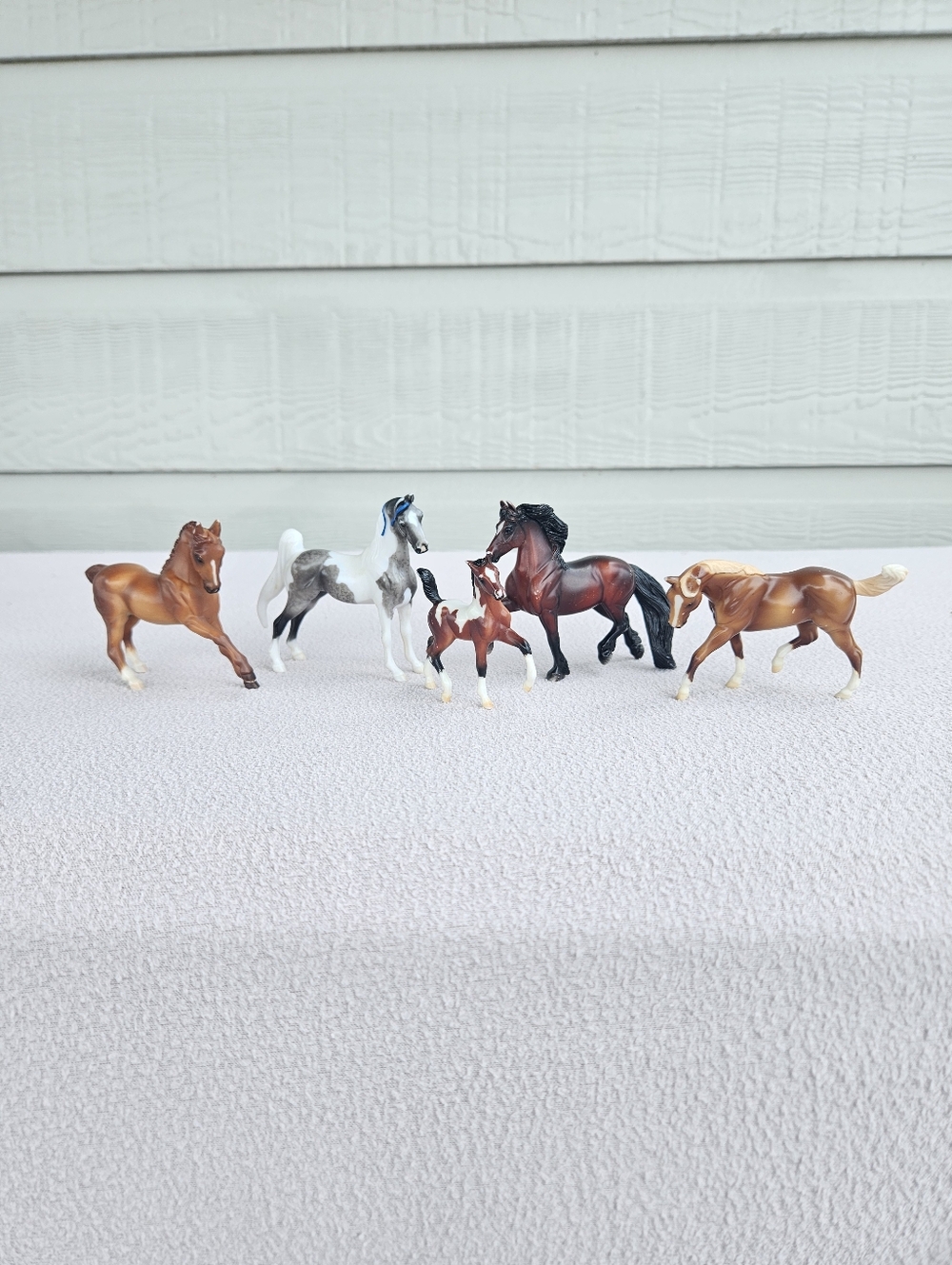 Breyer Reeves Stablemates Horse Figure Set of 5 VTG 1999 Saddlebred Quarter